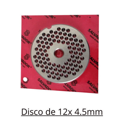 Disco Para Molino de Carne # 12 Marca Salvador - Imagen 4