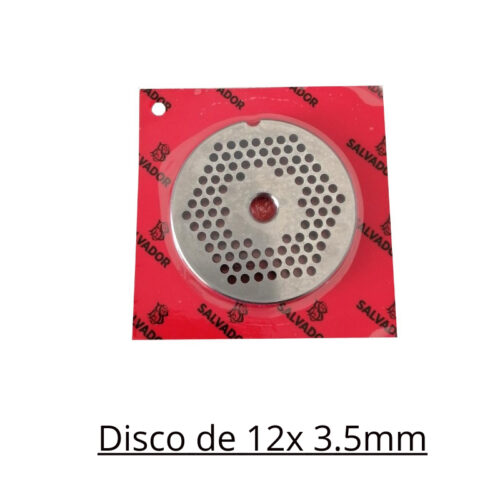 Disco Para Molino de Carne # 12 Marca Salvador - Imagen 3