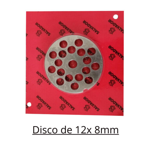 Disco Para Molino de Carne # 12 Marca Salvador - Imagen 2
