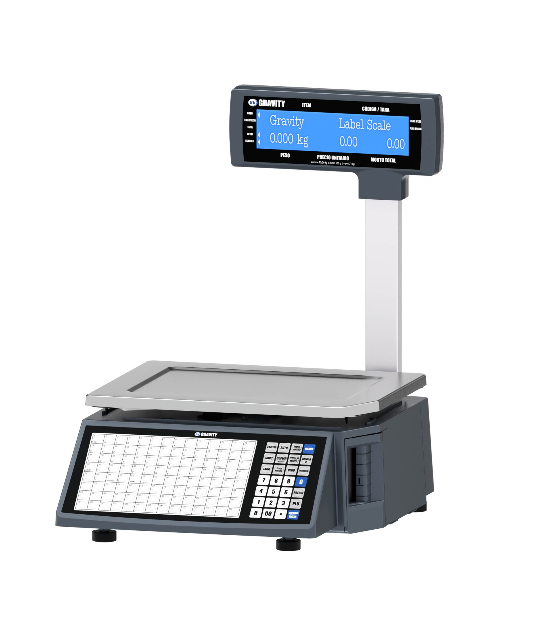 Balanza etiquetadora tek Rf: Gravity-ETH